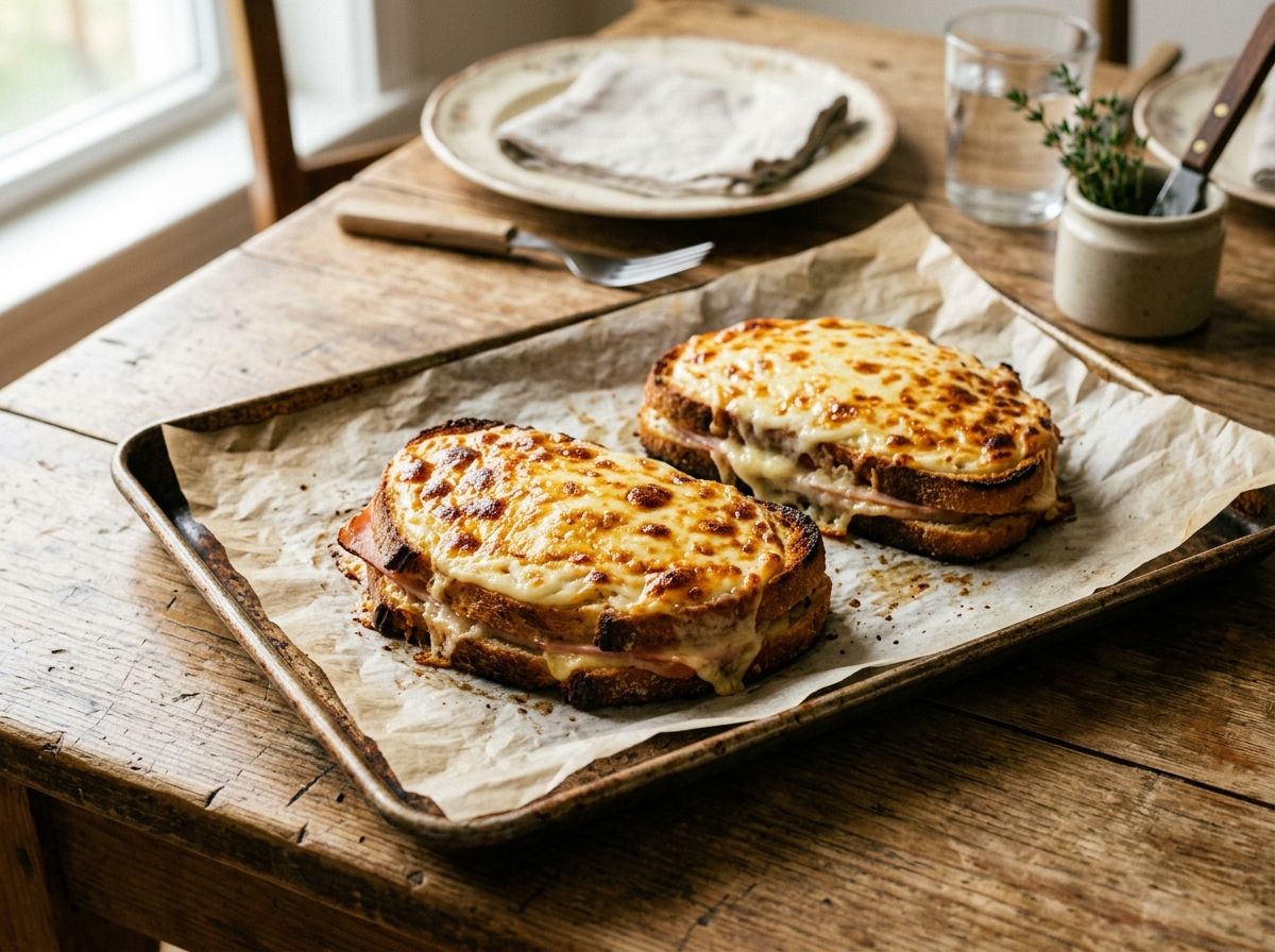 Croque Monsieur mit Béchamel